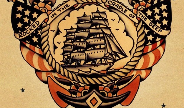 Классическая татуировка из серии "sailor-jerry"